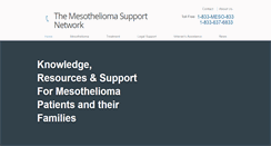 Desktop Screenshot of mesotheliomanetwork.com